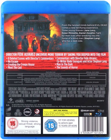 Don't Breathe (Nie oddychaj) [Blu-Ray]