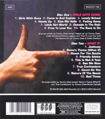 Tommy Shaw: Girls With Guns/What If [2CD]