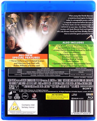Jumanji (1995) [Blu-Ray]