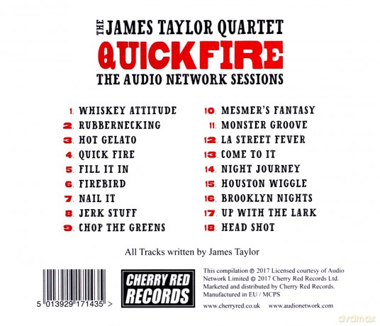James Taylor Quartet: Quick Fire: The Audio Network Sessions [CD]
