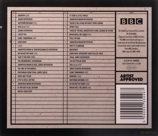 Manfred Mann: Radio Days Vol. 1 - The Paul Jones Era. Live At The BBC 64-66 [2CD]