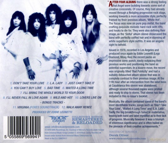 Angel: Sinful [CD]