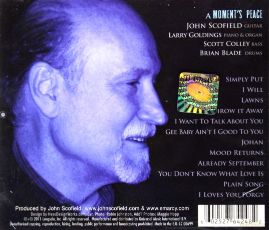 John Scofield: A Moment's Peace [CD]