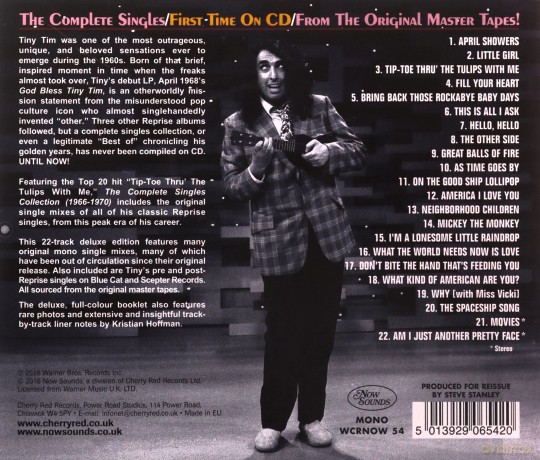 Tiny Tim: The Complete Singles Collection 1966-1970 [CD]