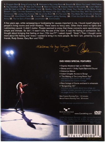 Carole King: Welcome To My Living Room [DVD]
