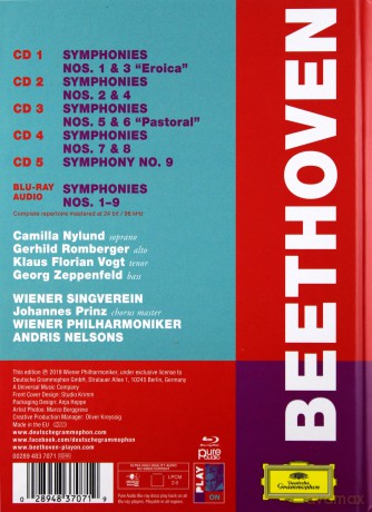Andris Nelsons: Beethoven The Symphonies [BOX] [5CD]+[Blu-Ray]