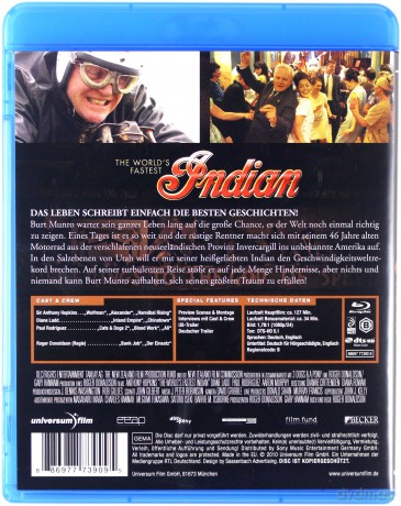 The World's Fastest Indian (Prawdziwa historia) [Blu-Ray]