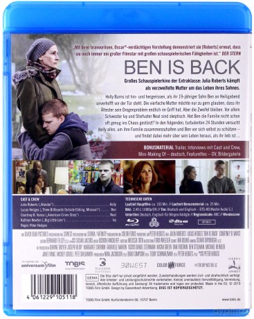 Ben Is Back (Powrót Bena) [Blu-Ray]