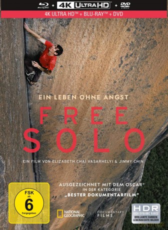 Free Solo (Free Solo: ekstremalna wspinaczka) (Limited) [Blu-Ray 4K]+[Blu-Ray]+[DVD]