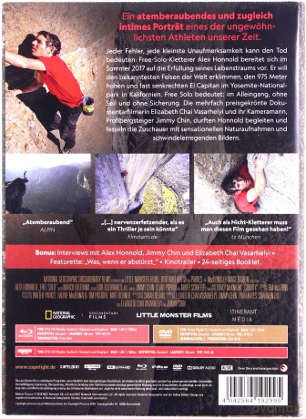 Free Solo (Free Solo: ekstremalna wspinaczka) (Limited) [Blu-Ray 4K]+[Blu-Ray]+[DVD]