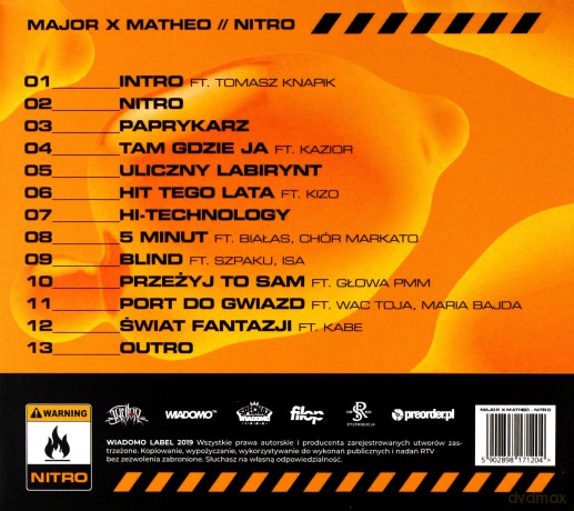 Major Spz & Matheo: Nitro [CD]