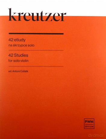 42 etiudy na skrzypce solo - Rodolphe Kreutzer [KSIĄŻKA]