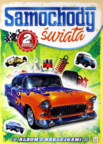 Album z naklejkami. Samochody świata cz. 2 [KSIĄŻKA]