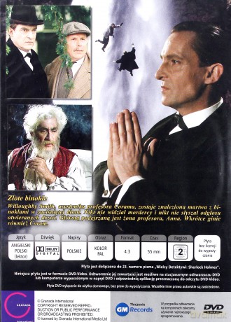 Sherlock Holmes 24: Złote Binokle (Wielcy Detektywi) [DVD]