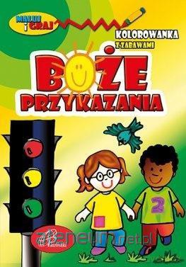 Boże Przykazania. Kolorowanka z zabawami [KSIĄŻKA]