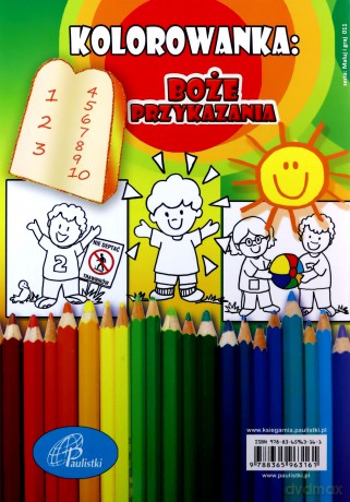 Boże Przykazania. Kolorowanka z zabawami [KSIĄŻKA]