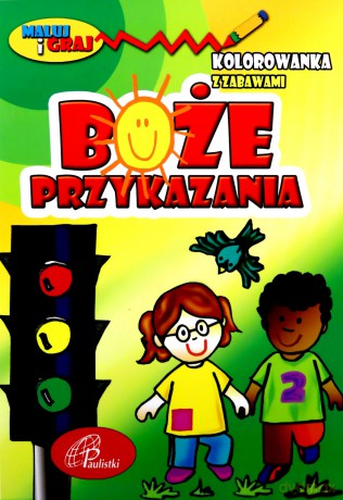 Boże Przykazania. Kolorowanka z zabawami [KSIĄŻKA]