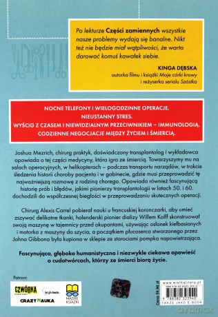 Części zamienne - Joshua D. Mezrich [KSIĄŻKA]