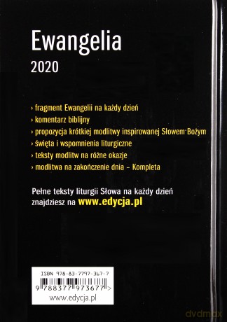 Ewangelia 2020. Droga, Prawda i Życie mały [KSIĄŻKA]