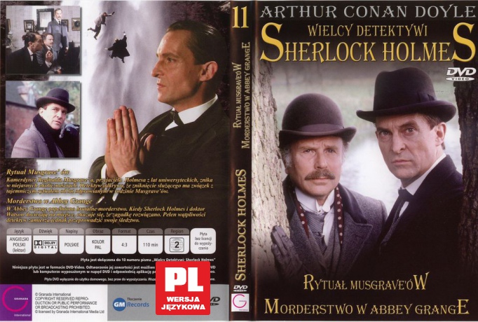 Sherlock Holmes 11: Morderstwo w Abbey Grange (Wielcy Detektywi) [DVD]