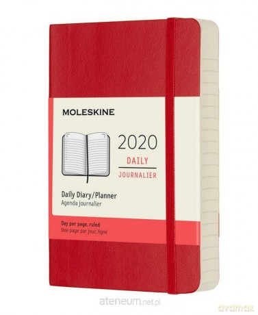 Kalendarz 2020 dzienny 12MP mo. Scarlet red [KALENDARZ]
