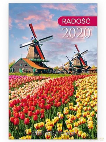 Kalendarz 2020 kieszonkowy Radość: Wiatraki [KALENDARZ]