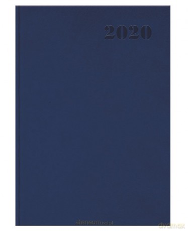 Kalendarz 2020 książkowy A5 Standard granatowy [KALENDARZ]