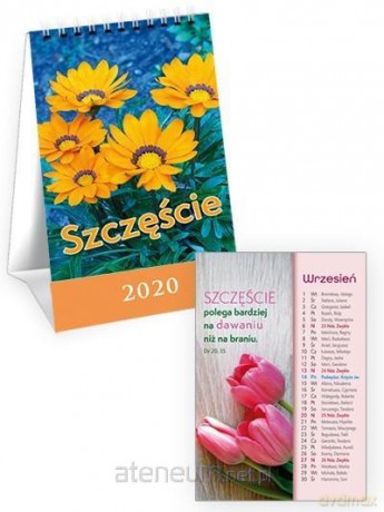 Kalendarz 2020 na biurko - Szczęście [KALENDARZ]