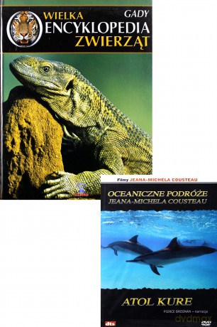 Wielka Encyklopedia Zwierząt 18 Gady / Oceaniczne podróże: Atol Kure  [książka]+[DVD]