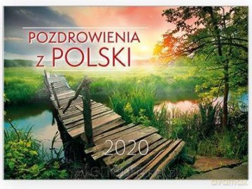 Kalendarz 2020 Ścienny - Pozdrowienia z Polski [KALENDARZ]
