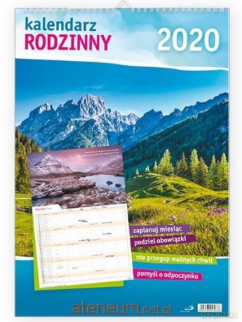 Kalendarz 2020 Ścienny - Rodzinny [KALENDARZ]