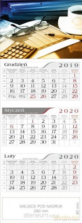 Kalendarz 2020 Trójdzielny Chwila relaksu [KALENDARZ]