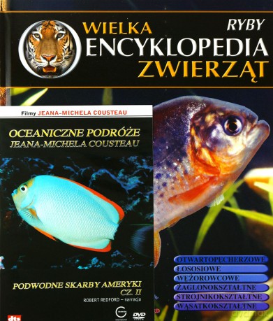 Wielka Encyklopedia Zwierząt 23 Ryby / Oceaniczne podróże: Podwodne skarby Ameryki 2 [książka]+[DVD]