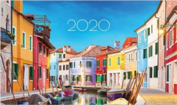Kalendarz 2020 Trójdzielny Podróże [KALENDARZ]