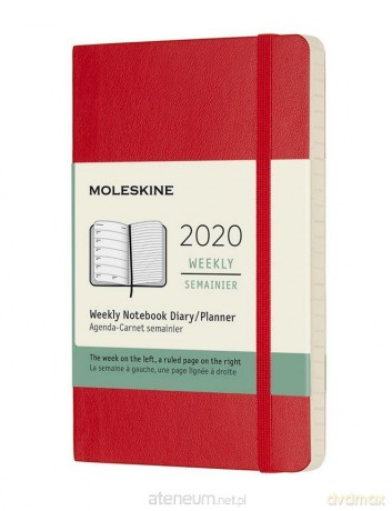Kalendarz 2020 tygodniowy 12MP mo. Scarlet red [KALENDARZ]