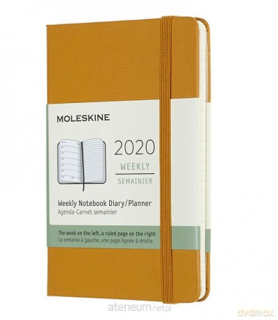Kalendarz 2020 tygodniowy 12MP. Ripe yellow [KALENDARZ]
