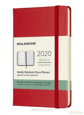 Kalendarz 2020 tygodniowy 12MP. scarlet red [KALENDARZ]