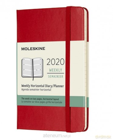 Kalendarz 2020 tygodniowy 12MP. Scarlet red [KALENDARZ]