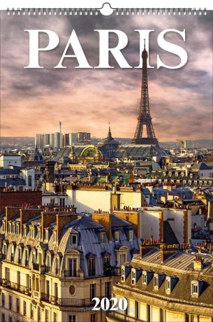 Kalendarz 2020 Wieloplanszowy Paris [KALENDARZ]