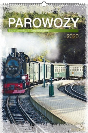 Kalendarz 2020 Wieloplanszowy Parowozy [KALENDARZ]