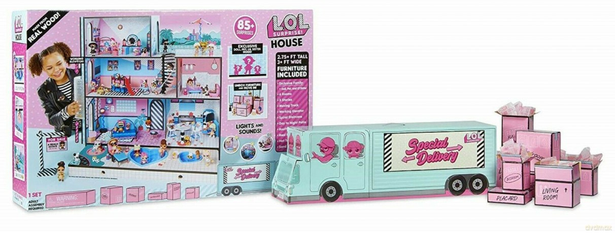 L.O.L. Surprise House with New Family (LOL Surprise)