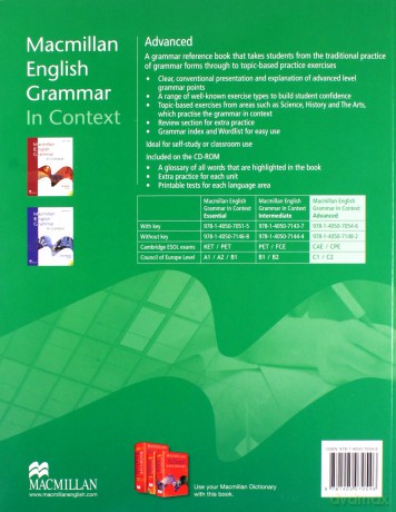 Macmillan English Grammar in Context Advanced - Michael Vince [KSIĄŻKA]