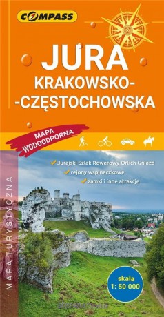 Mapa tur. - Jura Krakowsko-Częstochowska