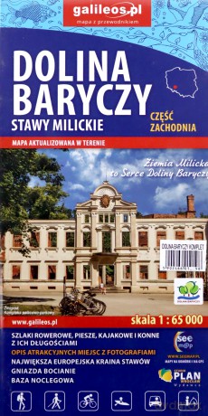 Mapa tur.-Dolina Baryczy, Stawy Milickie (komplet)