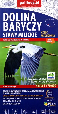 Mapa tur.-Dolina Baryczy, Stawy Milickie (komplet)