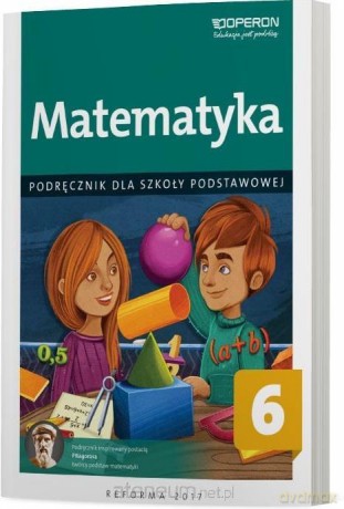 Matematyka szkoła podstawowa 6 Podręcznik - Adam Konstantynowicz, Anna Konstantynowicz, Bożena Kiljańska, Grażyna Ukleja, Małgorzata Pająk [KSIĄŻKA]