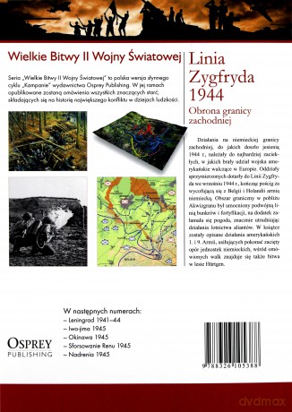 Wielkie Bitwy II Wojny Światowej 41: Linia Zygfryda 1944 Obrona granicy zachodniej [książka]+[DVD]