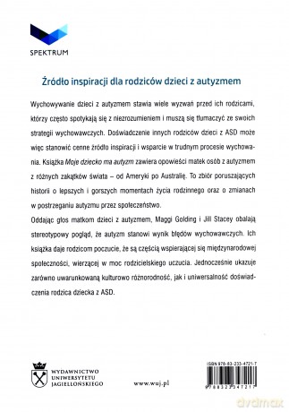 Moje dziecko ma autyzm - Maggi Golding, Jill Stacey [KSIĄŻKA]