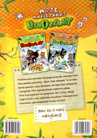 Moje naklejanki. Dinozaury cz. 1 [KSIĄŻKA]
