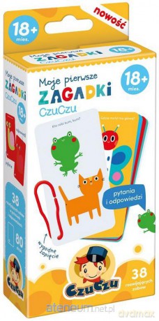 Moje pierwsze zagadki CzuCzu 18 mies+ [KSIĄŻKA]